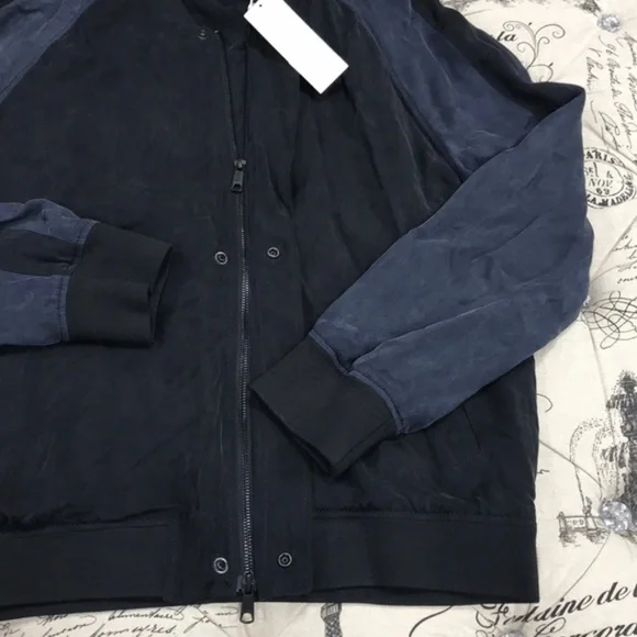 Vince Colorblock Bomber Jacket - Picture 6 of 8